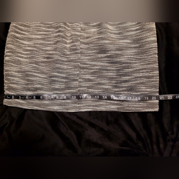 BANANA REPUBLIC Sheath Gray Tweed Sleeveless‎ V-neck Retro Lined Dress Sz 12 - Picture 8 of 11